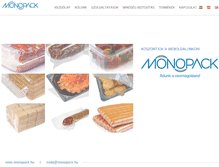 Tablet Screenshot of monopack.hu